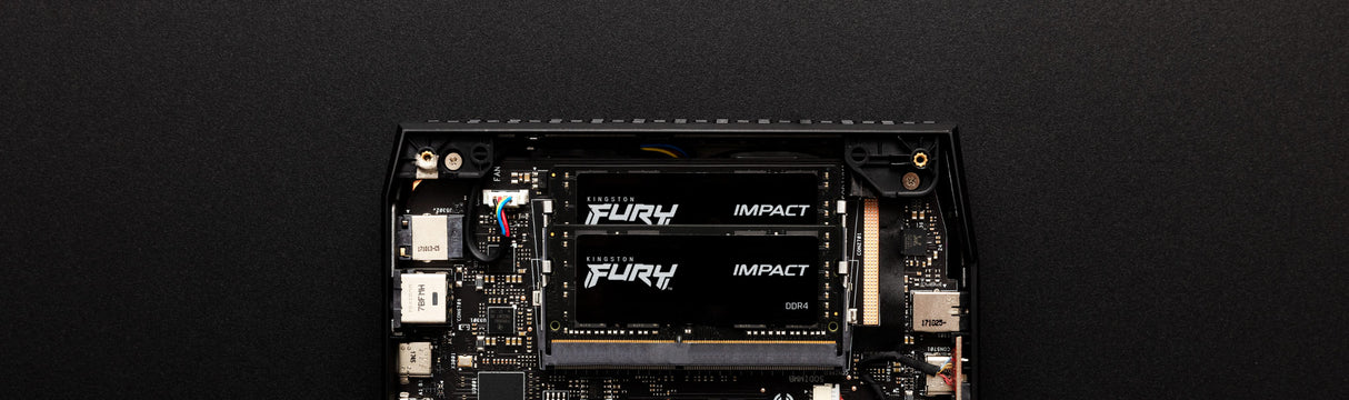 Barrette mémoire 8Go SODIMM DDR4 Kingston Fury Impact 3200Mhz (Noir)