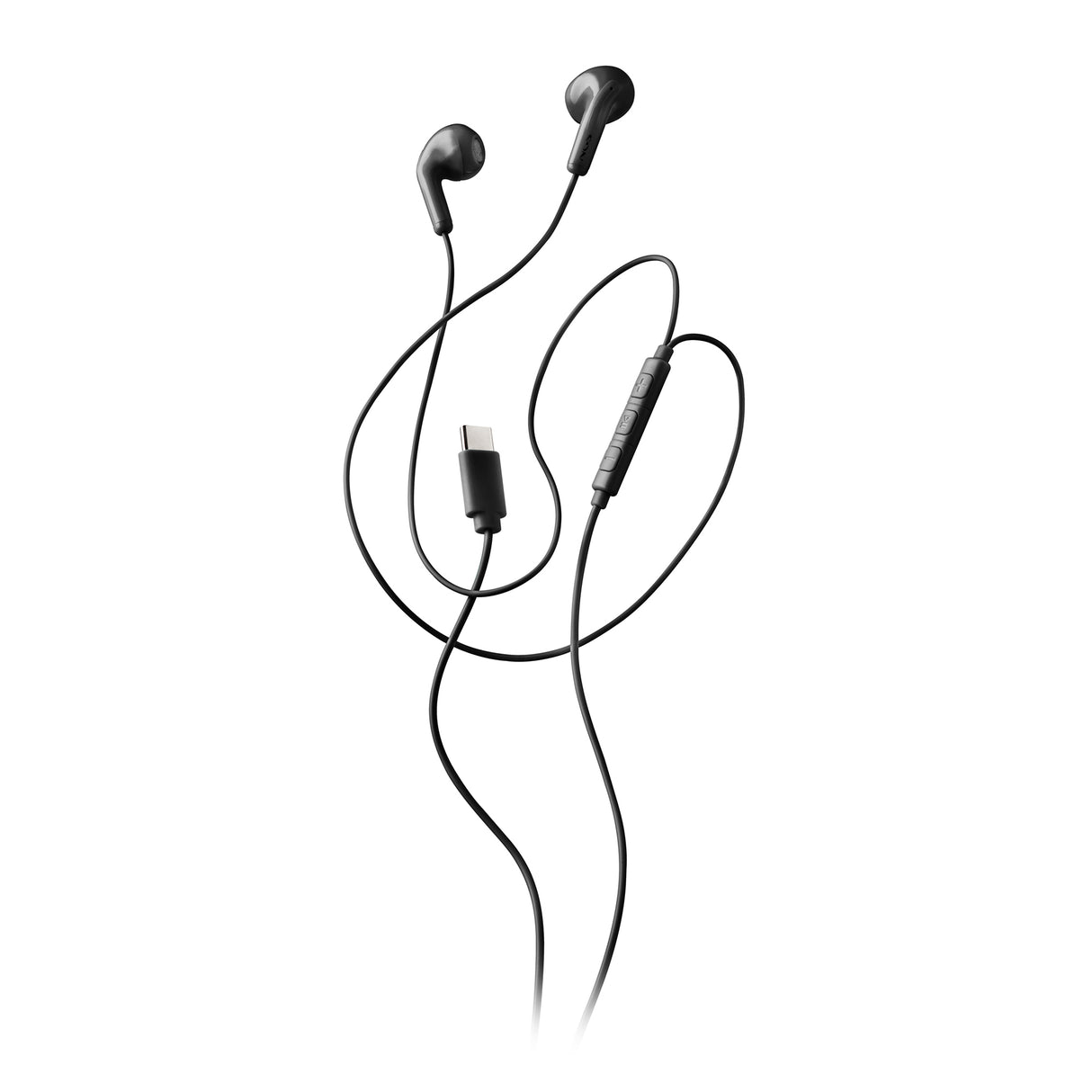 Ecouteur filaire avec micro NGS Cross Glide USB-C (Noir)