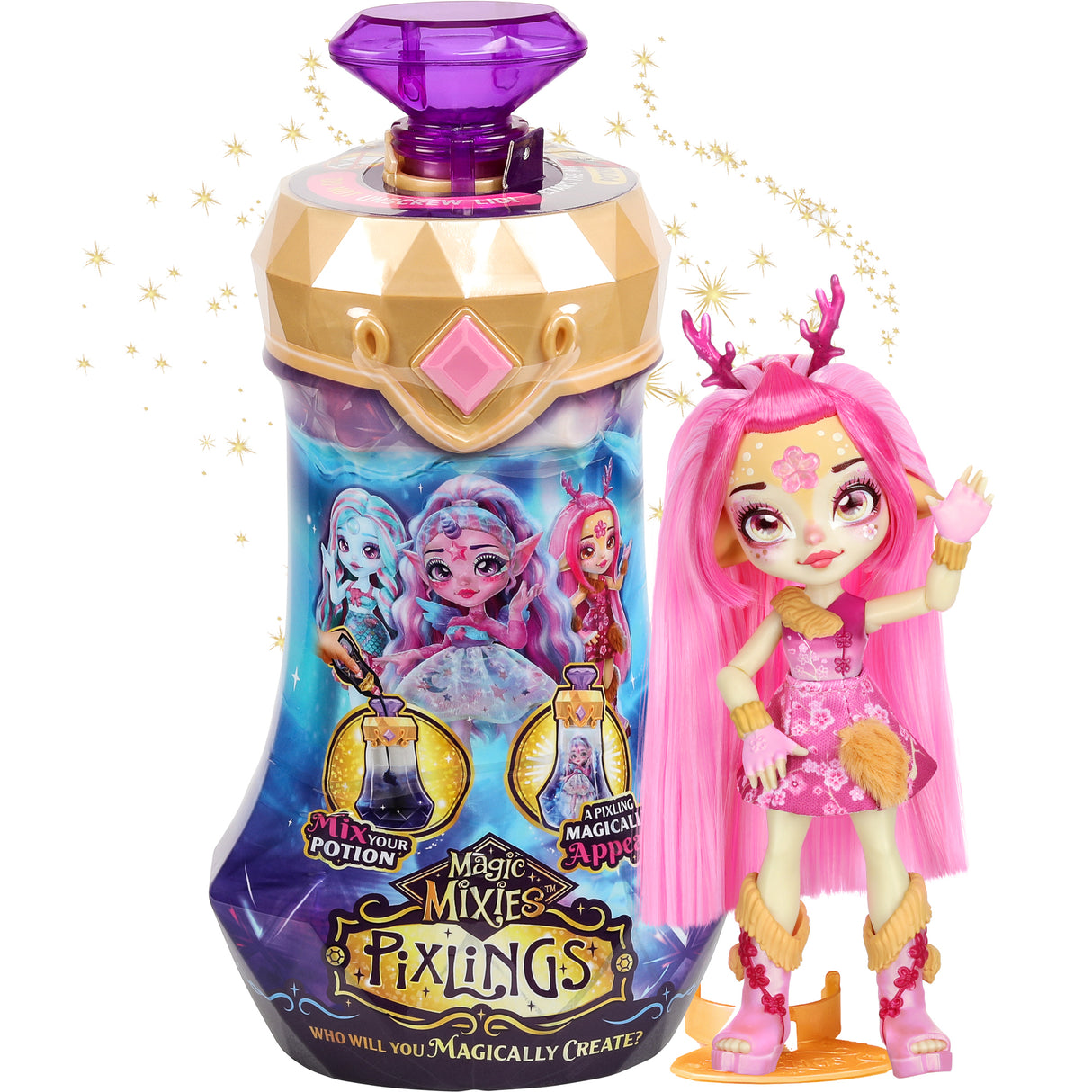 Poupée Pixling Biche - Magic Mixies - Moose Toys