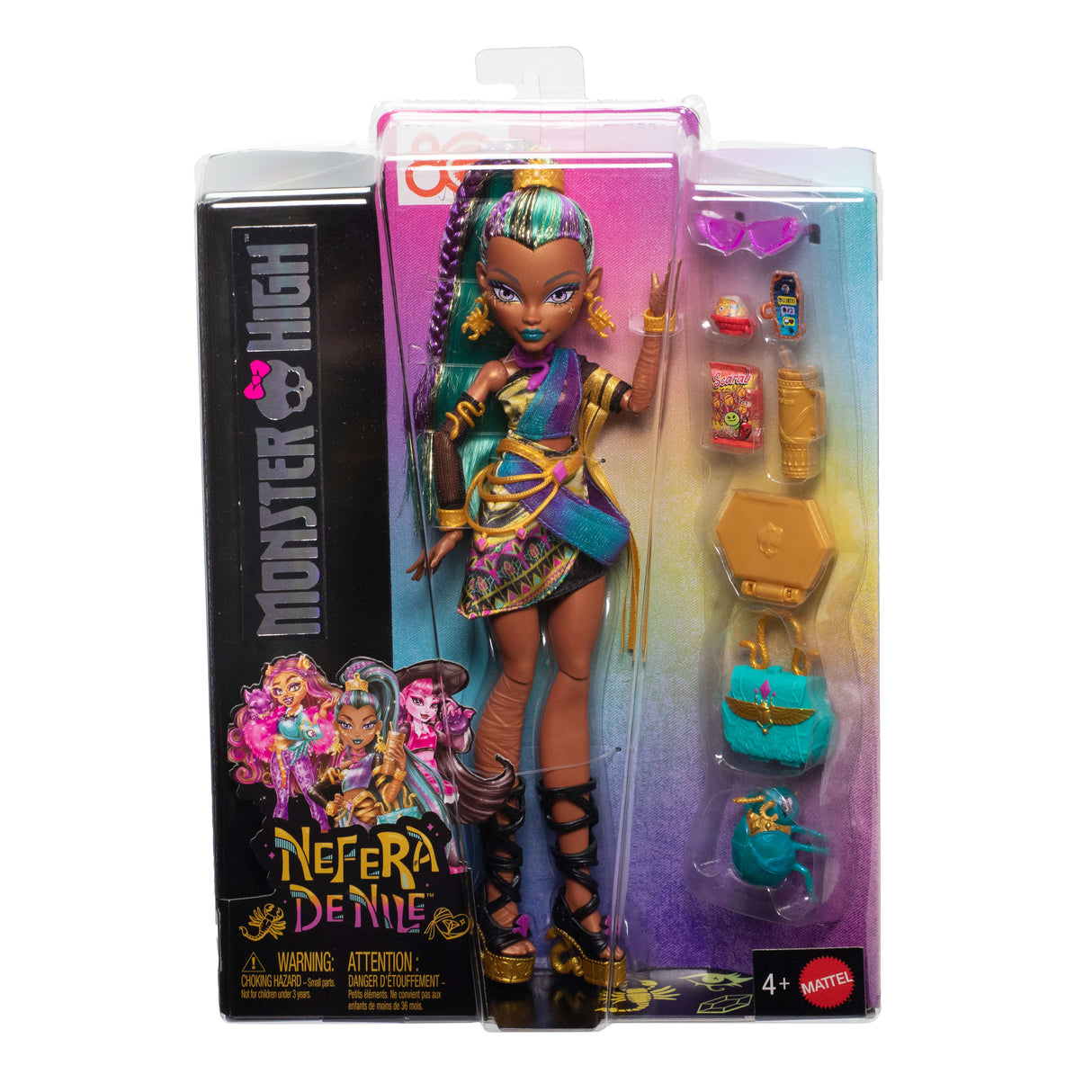 Monster High - Poupée Nefera De Nile - Avec Lavish et 7 accessoires - Monster High - JDR48