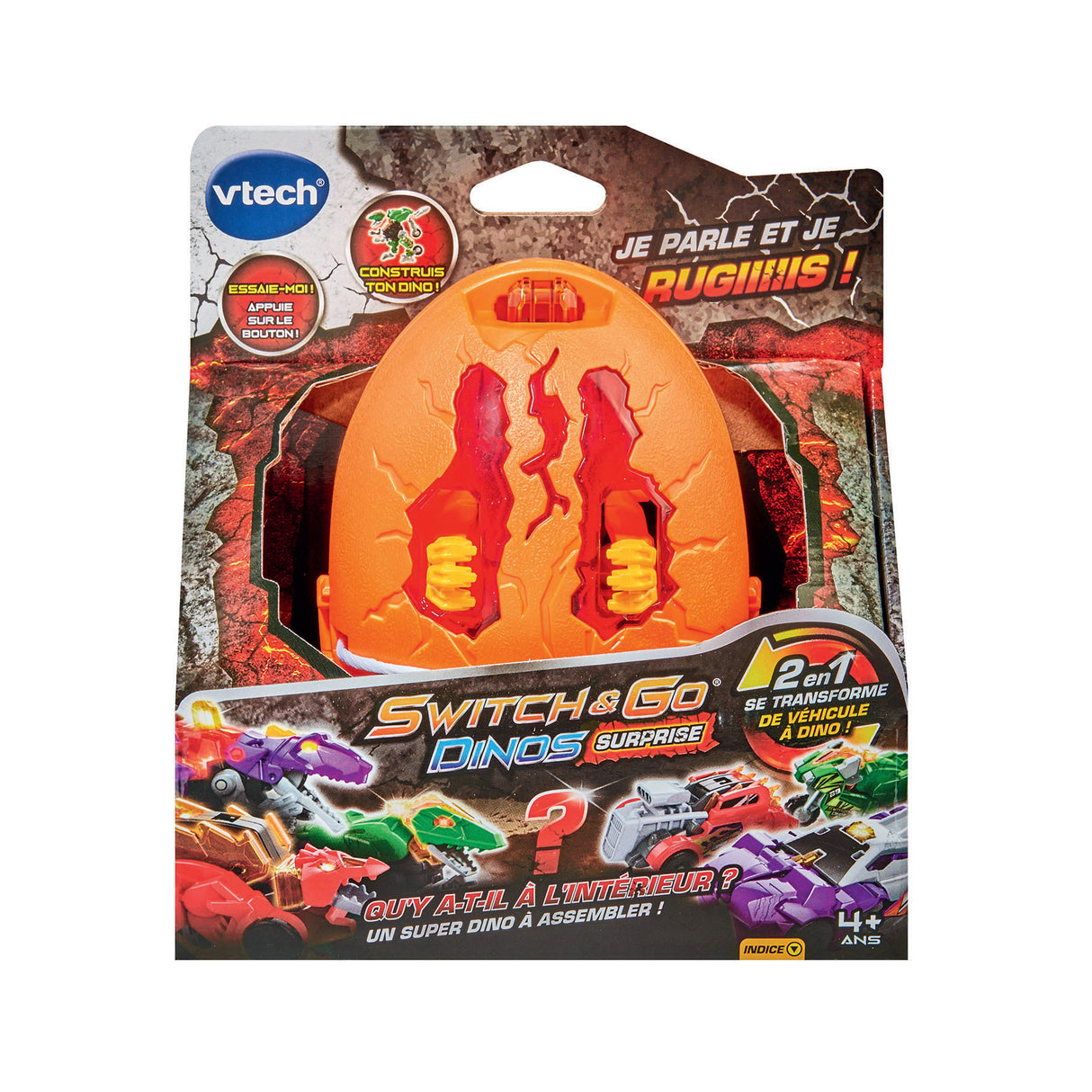 VTECH SWITCH & GO DINOS SURPRISE V2 (6 MODELES DIFFERENTS)