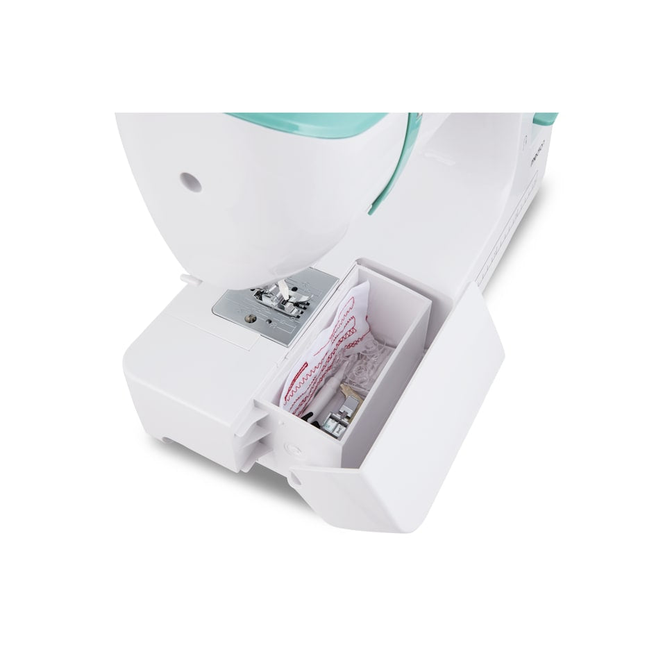 Machine ŕ Coudre - MEDION - SM 60 - 62W - 24 Points + Points Doubles - 700 tr/min - LED - Turquoise