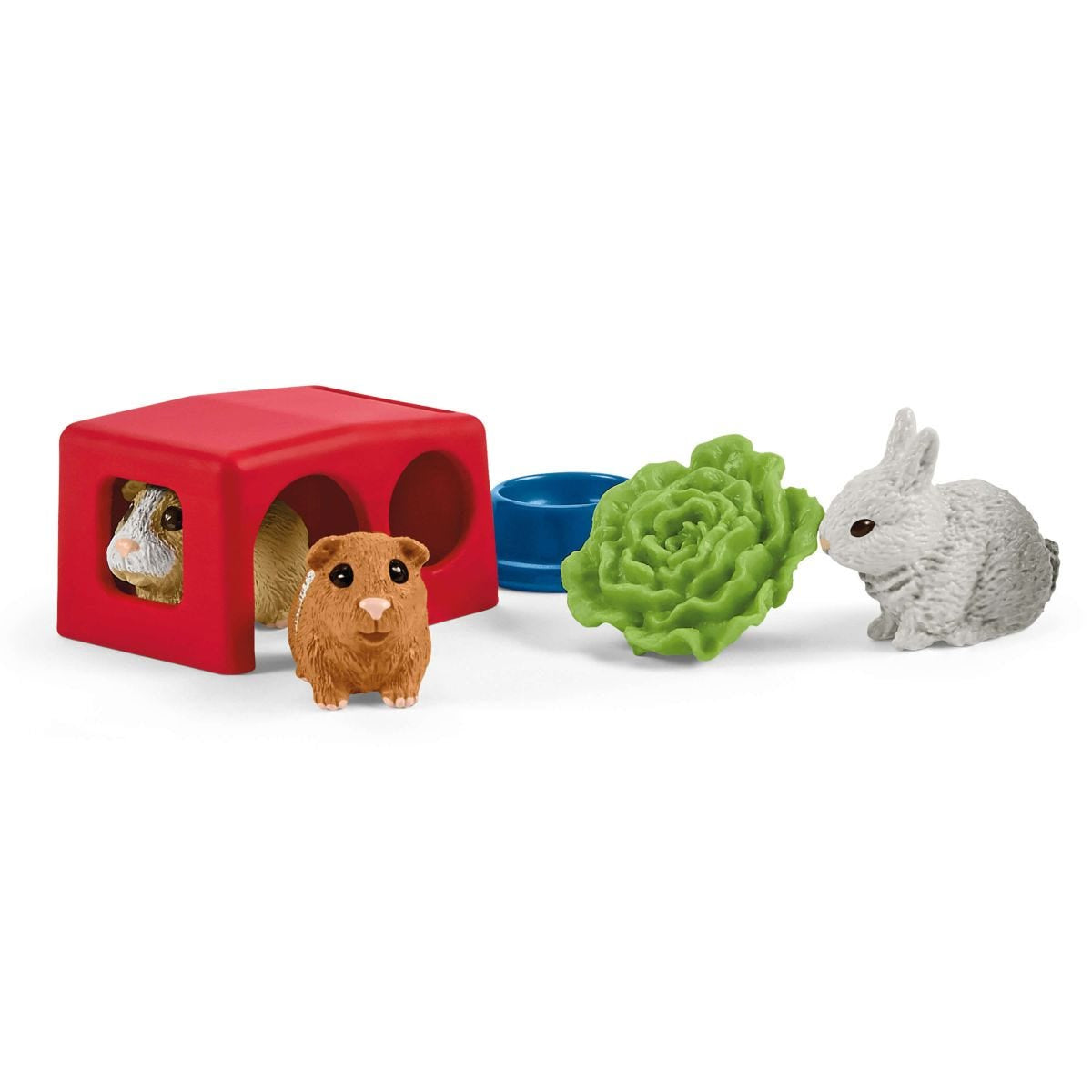 Maison pour lapin et cochons d'inde, coffret figurine et accessoires, Cadeau pour Garçons et Filles - Jouet 3 Ans et + -schleich