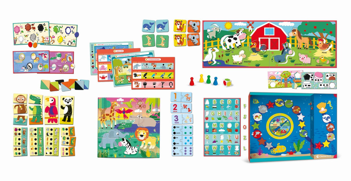 CLEMENTONI - Mon stylo interactif - 60 activités éducatives - Stylos lumineux et sonore - Fabriqué en Italie