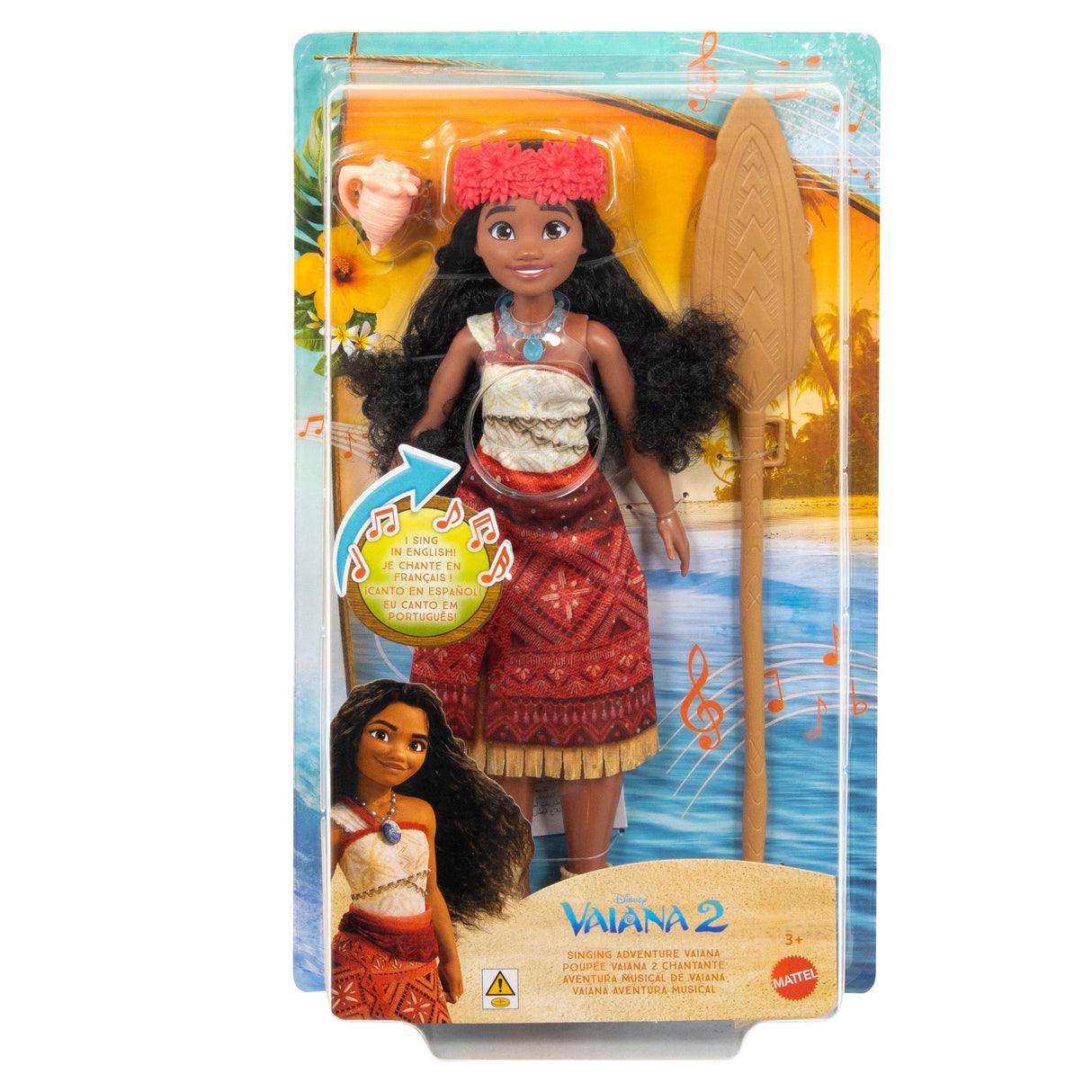 Poupée Vaiana 2 Mattel Poupée chantante Disney Princesses JBT62