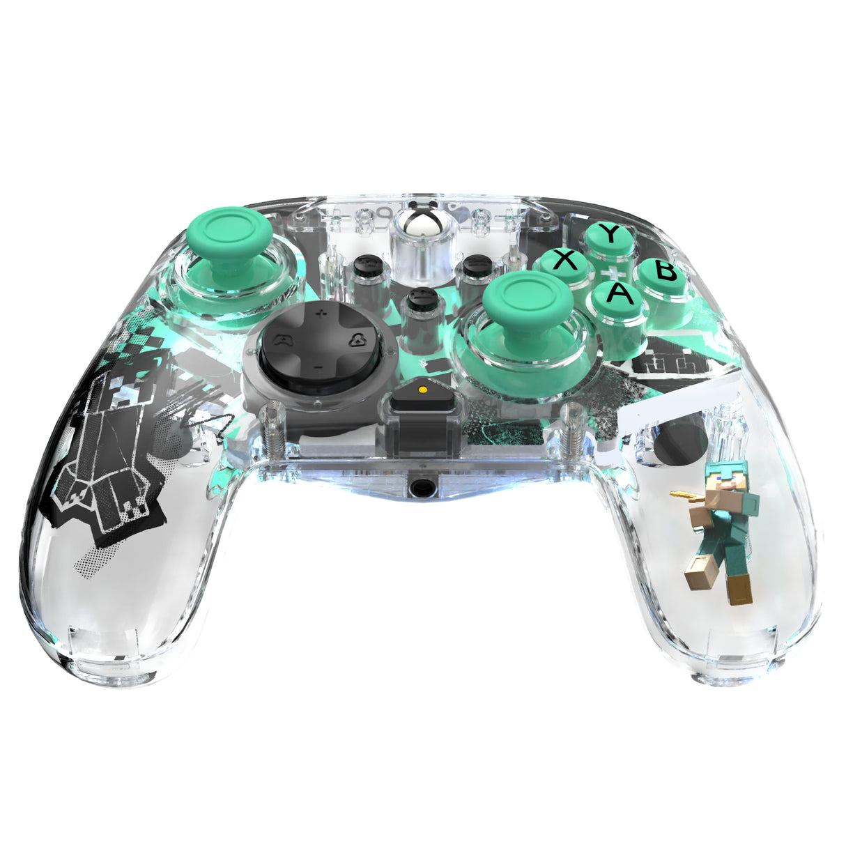 Manette de jeu - Xbox Series X|S, Xbox One et PC - Minecraft : Diamond - Sans fil - PDP - Transparent