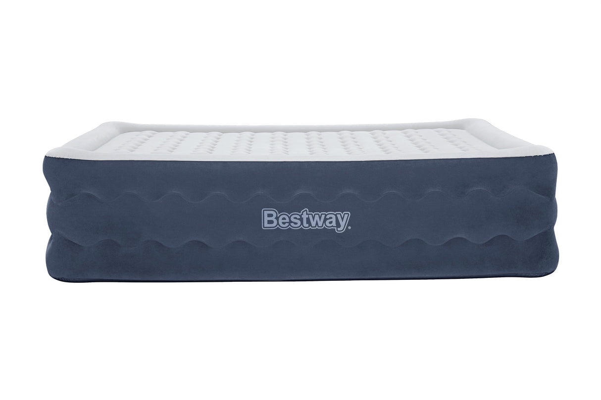 BESTWAY Bestway Lit gonflable 2 places TruLeisure pompe électrique intégrée 203x152x51cm
