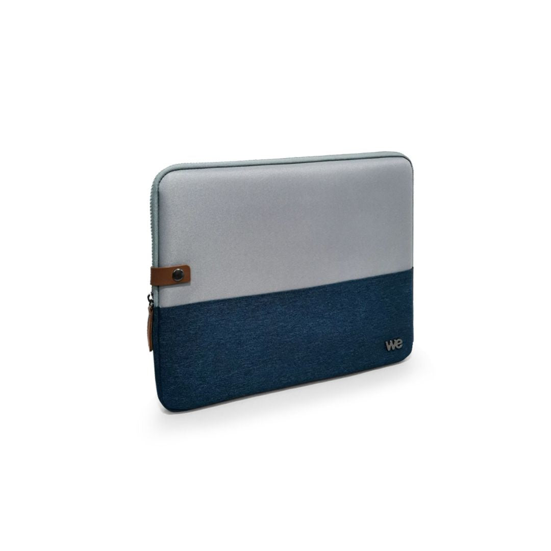HOUSSE sleeve PC 14,1 '' bicolore BLEU, protection antchoc, attache antivol , d