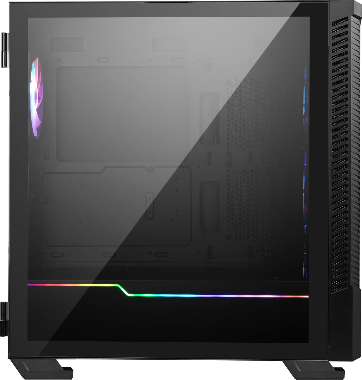Boitier Moyen Tour E-ATX MSI MPG Velox 100R RGB avec panneaux vitrés (Noir)