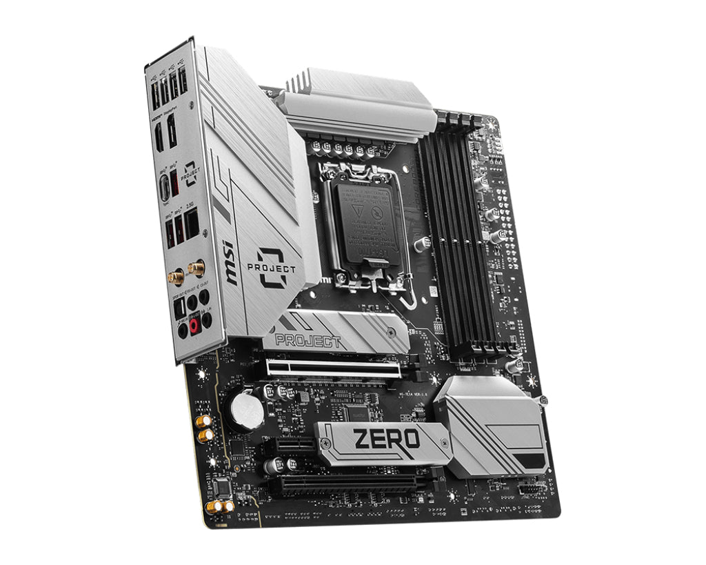 Carte Mére MSI B760M Project Zero DDR5 (Intel LGA 1700) Micro ATX