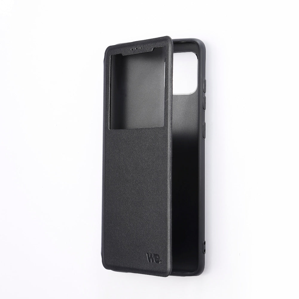 WE Etui folio CLASSIQUE SAMSUNG GALAXY NOTE 10 LITE Noir - Avec fen tre
