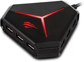 Hub USB 3.0 Havit H95 - 6 ports + SD + Jack (Noir)