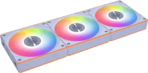Lot de 3 Ventilateurs de boitier Lian Li Uni Fan CL Wireless Reverse RGB - 12cm (Blanc)