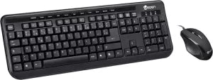 Pack 2en1 (Clavier/Souris) Heden KPC66USBCA