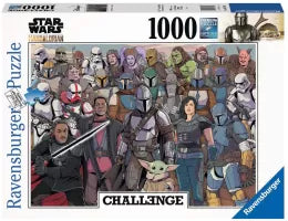 Puzzle Ravensburger - Challenge : Baby Yoda / Star Wars Mandalorian (1000 piéces)