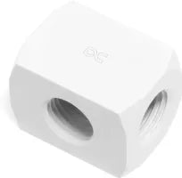 Raccord coud� pour G1/4 Alphacool Alphacool HF connection (Blanc)