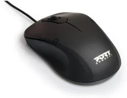 Souris filaire Port Designs Office Pro (Noir)