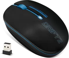 Souris sans fil Advance Drift 2 (Bleu)