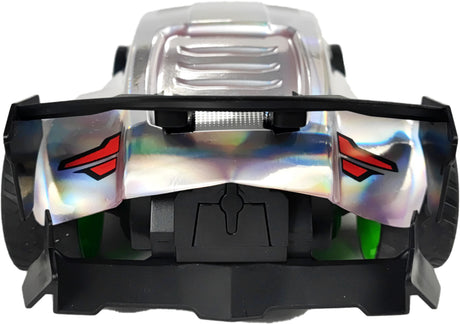 Voiture Télécommandée - EXOST - Metal Chrome 1:14 - 15 km/h - 31 -5 cm - argent et vert - des 5 ans