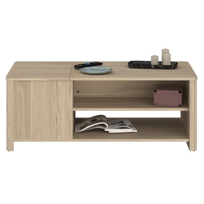 Table Basse BETTY - Chene - Rectangulaire - 110 x 42 x 60 cm