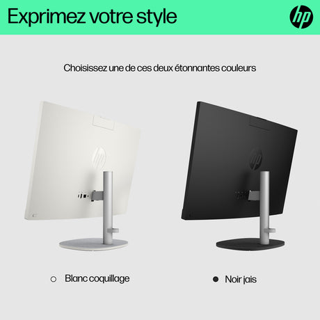 PC Tout-en-un HP 24-cr0090nf - Windows 11 - 23,8 FHD IPS - Ryzen 5 7520U - RAM 16Go - 512Go SSD - Clavier et souris sans fil