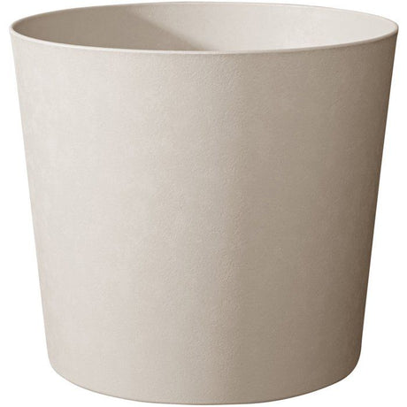 Pot de fleurs Conique Ř 60 cm - EDA - Element - 100 L - Systeme de drainage - Intérieur / Extérieur - Ř 57,5 x H 48,2 cm - Calcaire