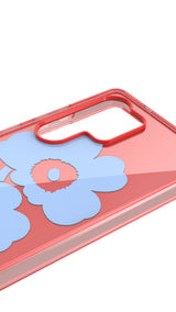 Coque pour Samsung Galaxy S25 Ultra Motif Floral Unikko Samsung Rouge
