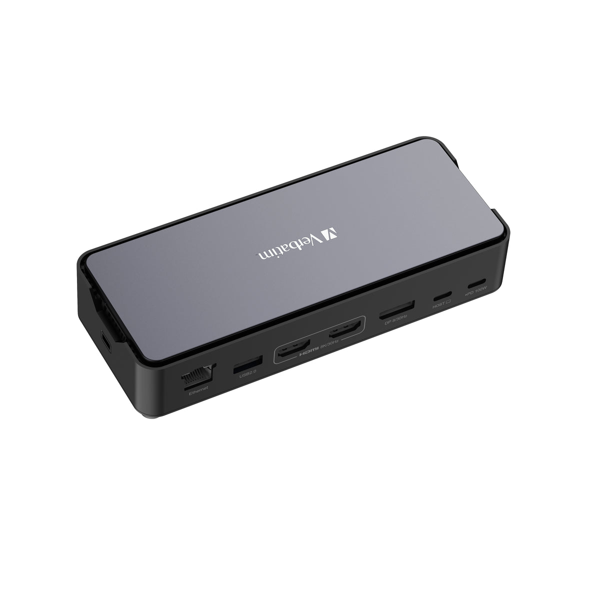 Station d'accueil portable USB-C 3.2 Verbatim Pro CDS-15SSD avec SSD 256Go inclus (Gris)