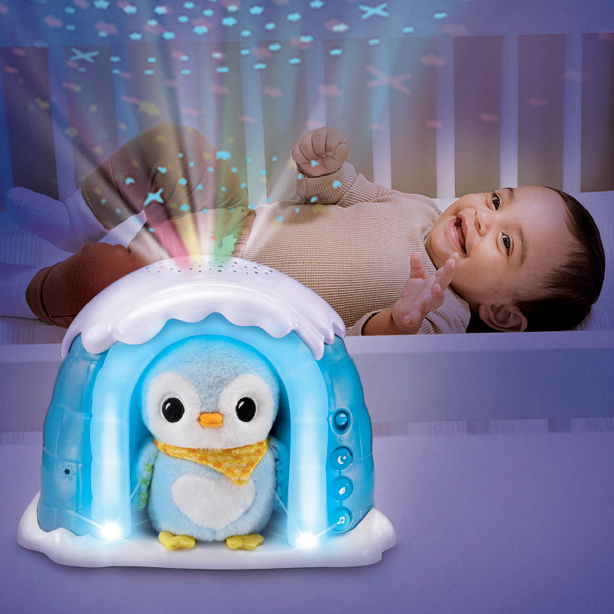 VTECH VEILLEUSE P'TIT PINGOUIN NUIT ETOILEE