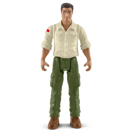 Gros camion de sauvetage d'animaux, coffret de jeu de 45 pieces avec 2 figurines d'animaux, 1 figurine de ranger articulée et des
