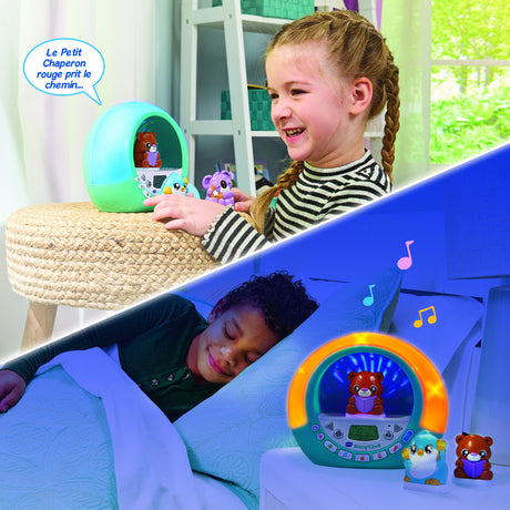 VTECH - STORY'CLOCK - MA CONTEUSE RÉVEIL - Bleu