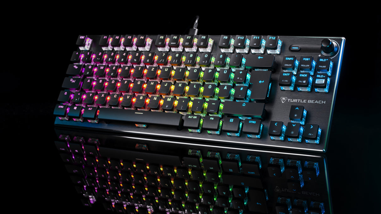 Clavier gaming RGB mécanique compact - TURTLE BEACH - Vulcan TKL - Noir