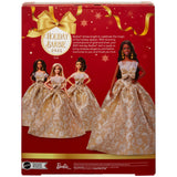 Barbie - Poupée Joyeux Noël - Poupée brune - JBH96