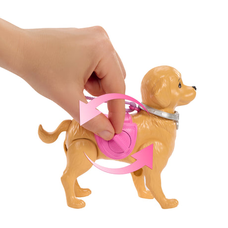 Poupée - MATTEL - JJB46 - Chiot qui marche - Fait ses besoins - Accessoires inclus