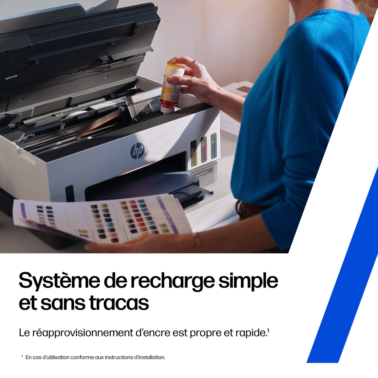 HP 31 Bouteille d'encre cyan authentique 70 mL (1VU26AE) pour HP Smart Tank 455/457/513/Plus 555/Plus 559/Plus 570/Plus 655