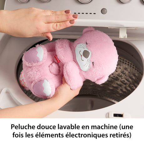 Fisher-Price - Ma Loutre Câlins Bonne Nuit - Peluche et veilleuse - Rose - Fisher-Price - JLJ33