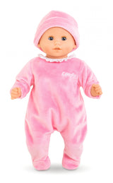 Pyjama Rose et Bonnet - COROLLE - Vetements - Pour Poupon 30cm - Des 18 mois