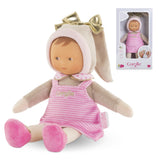 Mon Doudou COROLLE - Miss Rayée Reves d'Etoiles - 25 cm - petite poupée - senteur de vanille - des la naissance