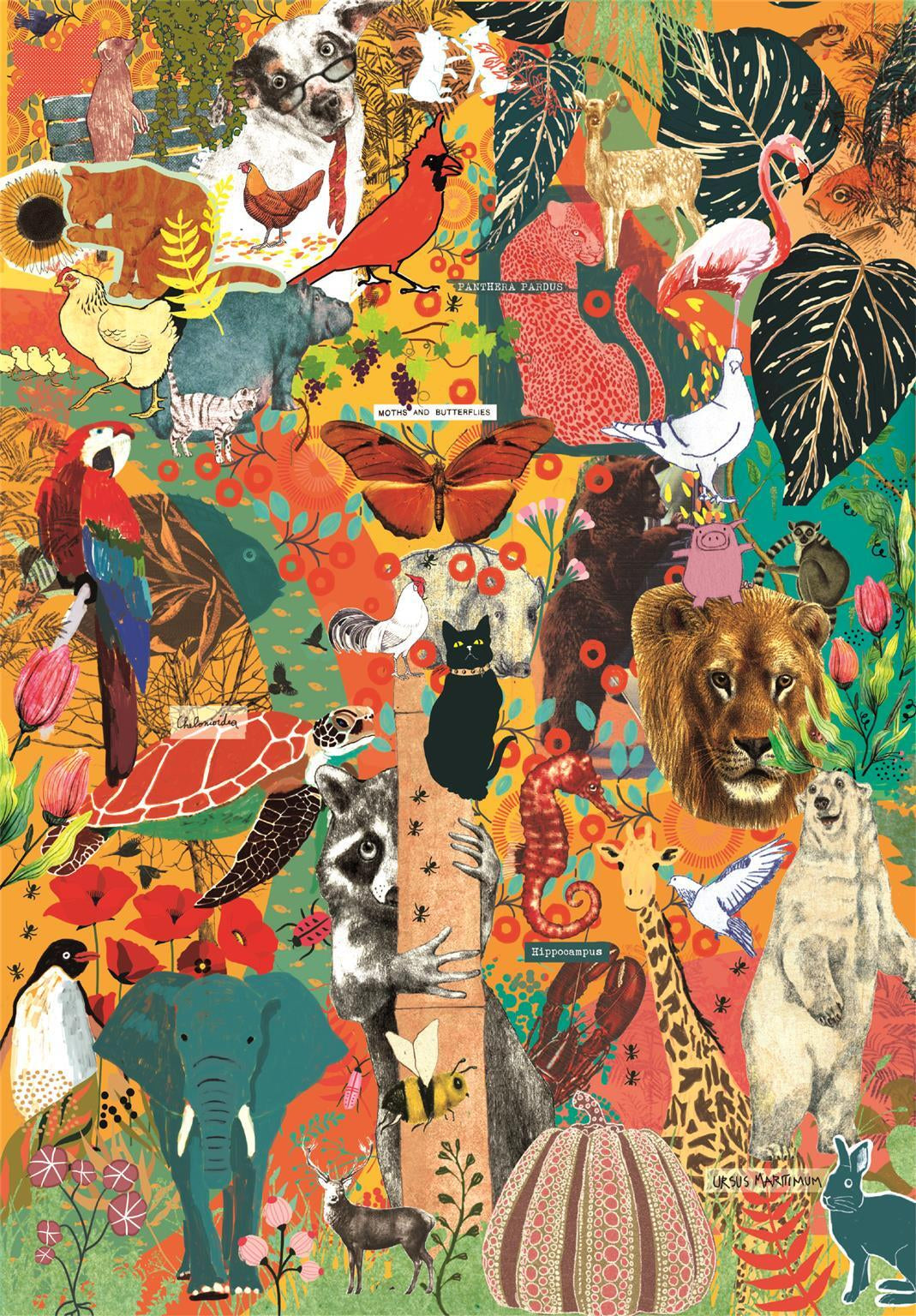 CLEMENTONI - Compact 1000 pieces - More is more - Animals & Botanics