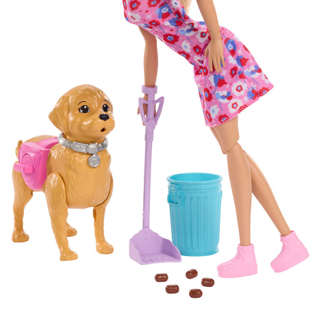 Poupée - MATTEL - JJB46 - Chiot qui marche - Fait ses besoins - Accessoires inclus