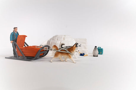 Coffret Expédition en Antarctique, figurines animaux sauvages, Schleich 42558 Wild Life, Pour enfant des 3 ans