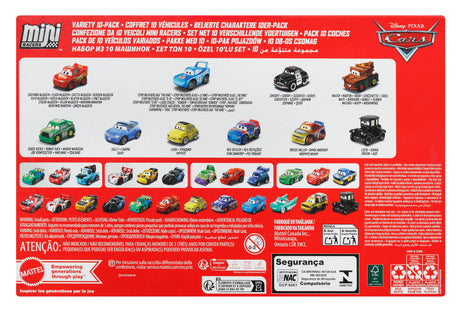 CARS DISNEY Pack 10 Mini Véhicules - JBH06
