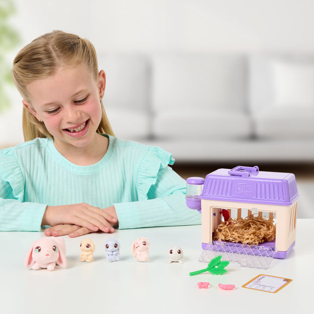 Set de jeu - LITTLE LIVE PETS - Mama Surprise Lapins - Bébés inclus - Accessoires personnalisables