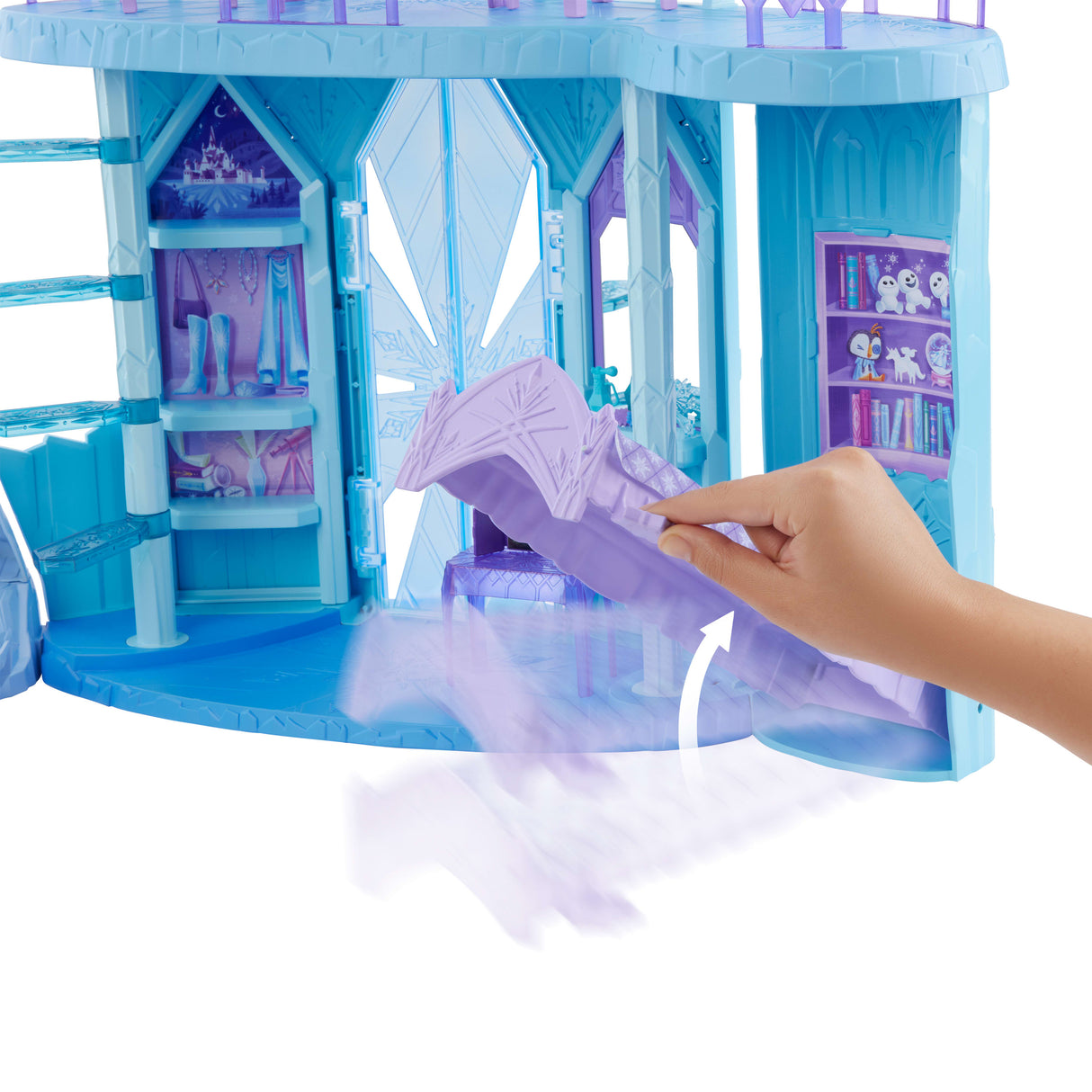 Disney La Reine des Neiges - Palais de glace d'Elsa - Olaf - 21 accessoires - Disney Frozen - JGG41