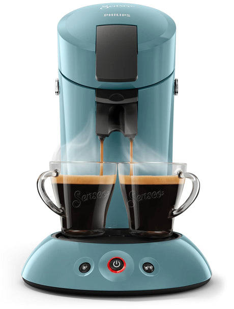 Cafetiere a dosette - PHILIPS - SENSEO - HD6553/21 - Original - Bleu Gris