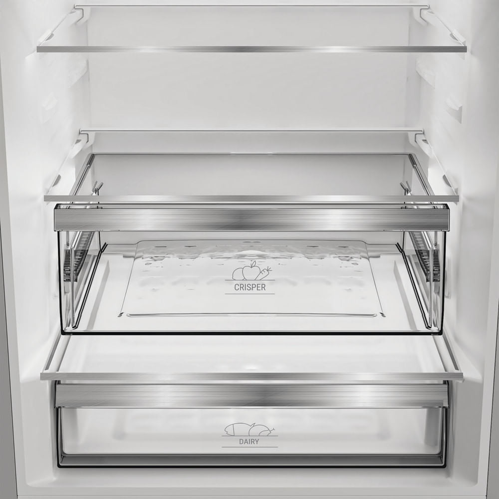 Réfrigérateur combiné - HOTPOINT - HPAK26472XP4E - Grande capacité 475 L - Froid ventilé - Classe E - 195x76x90 - Inox