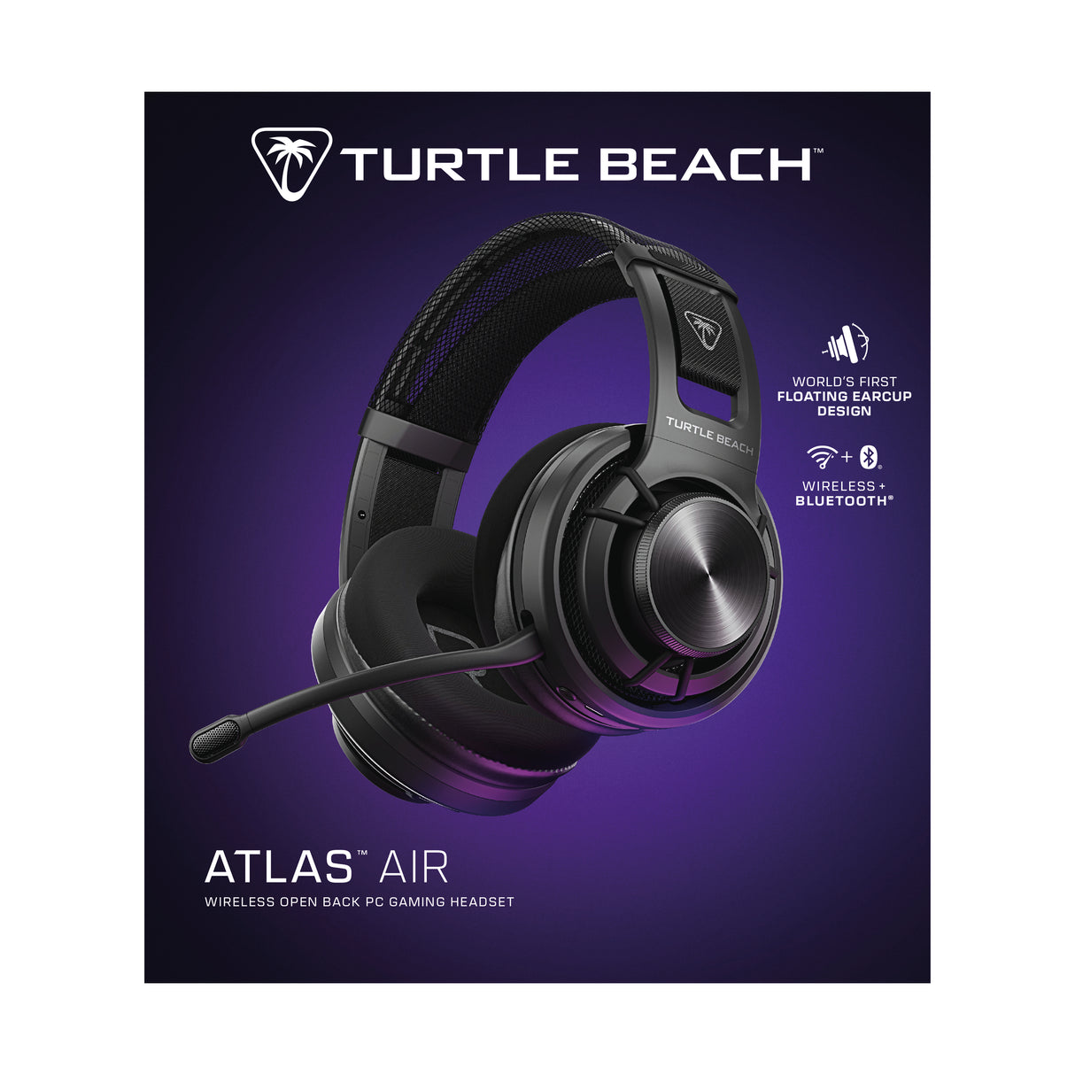 Casque gaming ouvert sans fil - TURTLE BEACH - Atlas™ Air - Pour PC - Noir