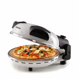 Four a Pizza électrique ARIETE - 918 - Blanc - Pierre réfractaire - 1200W - Diametre 33cm - Température max 400°C