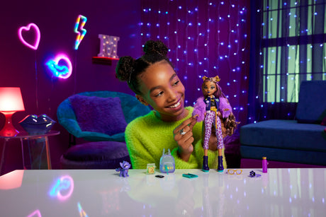 Monster High-Clawdeen Wolf-Poupée avec chien Crescent et accessoires HRP65