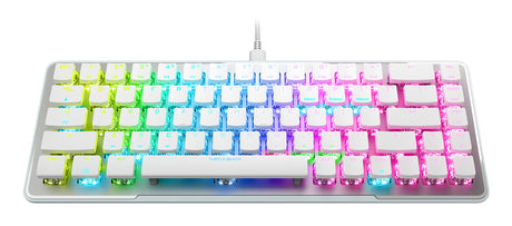 Clavier gaming optique et mécanique filaire Turtle Beach - Vulcan II Mini - Blanc